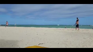 Kick the ball #puntacana #beach #soccer #playing #sun #water #funny #lifestyle #laugh #food #books