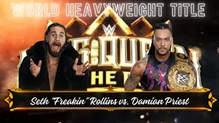 FULL MATCH - Seth "Freakin" Rollins vs. Damian Priest - World Heavyweight Title Match