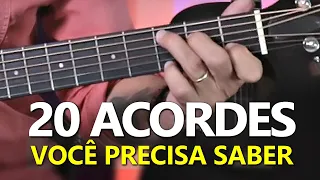 20 ACORDES que todo violonista REAL PRECISA SABER - Prof. Sidimar Antunes🎸