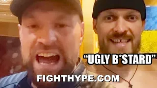 "GAPPY TOOTH UGLY B*STARD" - TYSON FURY RIPS USYK & SENDS ANGRY "SIGN THE CONTRACT" MESSAGE