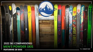 2022 Men's Powder Comparison Ski Comparison with SkiEssentials.com