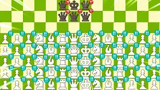 50 ALL CHESS PIECES VS 5 QUEENS | Chess Memes #101