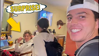 College Siblings Surprise Their Younger Brother at Disney World