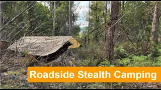 Roadside Stealth Camping at a Motorway Interchange