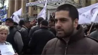 Thousands rally against Georgian president - 9 April 09