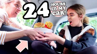 24 HOURS LIVING IN MY CAR!