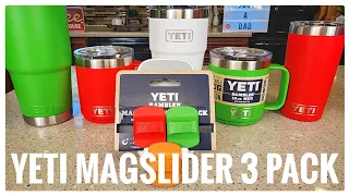 YETI Magslider 3 Pack Magnets Canopy Green Rescue Red & High Desert Clay Review