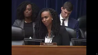 Rep. Ayanna Pressley Statements at House Oversight Hearing on Climate Change and Climate Denial