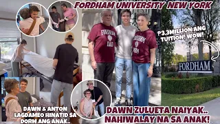 DAWN ZULUETA NAIYAK HINATID ANG ANAK SA NEWYORK PARA MAGARAL NG COLLEGE SA FORDHAM GRABE ANG TUITION