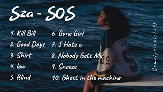 Sza - Sos (Full album) || speed up version