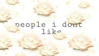 people i don't like lyrics by fake trailer