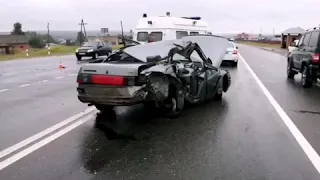 На видео попала авария с фурой в Удмуртии, где погибла жительница РТ