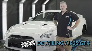 Detailing a Nissan R35 GTR