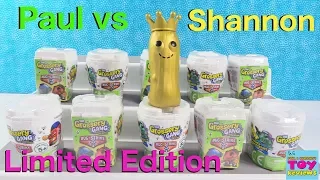 Paul vs Shannon Limited Edition Grossery Gang Challenge Edition Toy Review | PSToyReviews