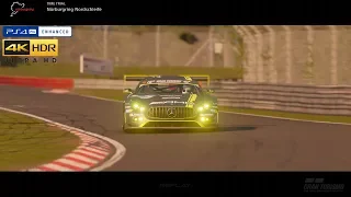 Gran Turismo Sport - PS4 Pro 4K HDR Gameplay (Mercedes-Benz AMG GT3 at Nordschleife)
