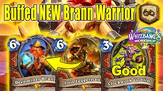 NEW Buffed Deepminer Brann Fireworks Warrior Deck Is Actually OP!  Whizbang's Workshop | Hearthstone