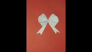 How to make paper bow | Gift Bow | DIY | Paper Bow 🎀 #shorts #youtubeshorts