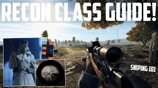 HOW TO BE A BETTER SNIPER IN BATTLEFIELD 5 | Recon Class Guide (BF5 Tips & Information)