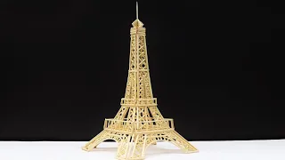 Diy | How To Make Eiffel Tower From Wooden Sticks At Home