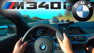 BMW M340i xDrive G20 | Pushing on German Autobahn✔