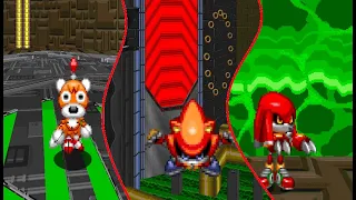 Caustic Crater with Eggman's Robots - Sonic Robo Blast 2