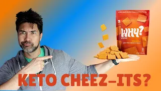 Why Snacks Keto Cheese Crackers | Gluten Free, Grain Free, Keto Cheez-ITs | Super Tasty or Gross???