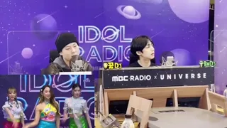 jooheon and hyungwon reaction to secret number retro medley dance (idol radio)
