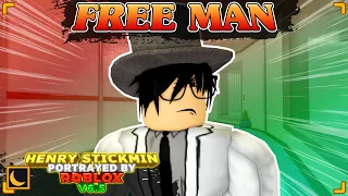 (Extra Scene Preview) | Henry Stickmin Portrayed by Roblox V6.5 - Free Man [Moon Animator]