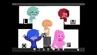 LMNOP group zoom meeting ||the alphabet lore||Gacha club