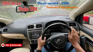 POV Drive | Polo TDI | Diesel variant | Rainy day drive | Mileage Test | Jonnxoo