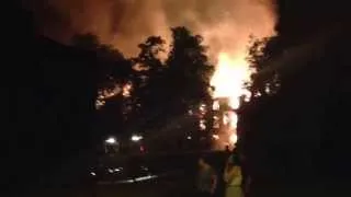 St crispins hospital on fire