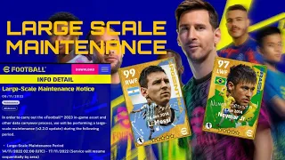 How To Get Free 300 coins😯 |  Large Scale Maintenance in eFootball 2023 |