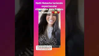 Natti Natasha luciendo espectacular Preparándose para Premio Lo Nuestro♥️😜♥️