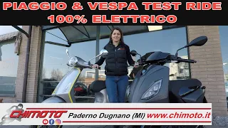 Chimoto : Piaggio & Vespa test ride 100% Elettrico