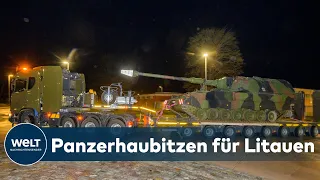 DEUTSCHE PANZERHAUBITZEN: Bundeswehr schließt Truppenverstärkung in Litauen ab | WELT Newsblock