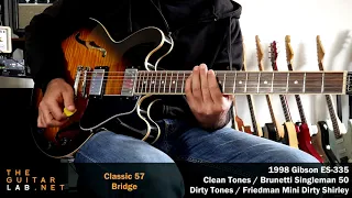 Lollar Imperial vs Gibson Classic 57 Pickups - Theguitarlab.net