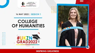 UKZN Graduation | 16 May 2022 | Session 1