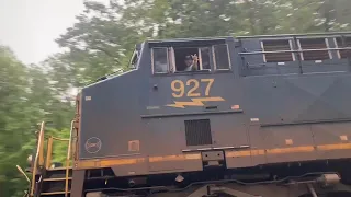 Tons of CSX and NS action!!  All around Marion NC, even a cool meet!