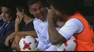 Marcelo And Casemiro Funny Reaction To Cristiano Ronaldo Goal|Real Madrid Vs Fiorentina 2-1(HD)