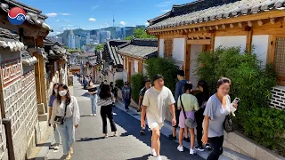 THANK YOU to 100K Subscribers. The Most Korean Walk in  BUKCHON HANOK VILLAG. 4K Seoul Korea Walk.