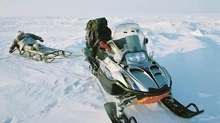 Охота в Арктике! ВПЕРВЫЕ на снегоходах Ямал - о.Белый! Первопрохождение.1600км.