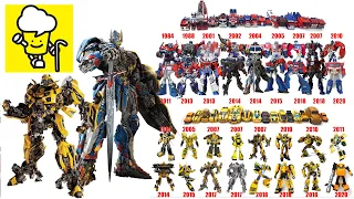 Transformers Optimus Prime Bumblebee Evolution History G1 Movie Cyberverse トランスフォーマー 變形金剛