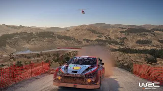 Hyundai i20 rally1 on  Mexico - WRC generations controller gameplay