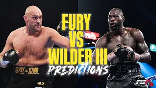 FIGHTERS AND EXPERTS PREDICT TYSON FURY VS DEONTAY WILDER 3 - JOHN FURY, JOYCE, BABIC, DUBOIS, FROCH