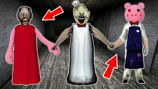 Granny vs Ice Scream vs Piggy - funny horror animation (61-70 part. all series in a row)