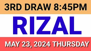 STL - RIZAL May 23, 2024 3RD DRAW RESULT