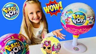 ПИКМИ ПОПС PikMe Pops SURPRISE Открываем Большой Сюрприз Шар Что внутри?