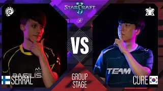 Serral vs. Cure // Gamers8 featuring StarCraft  // Group Stage