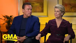 Arnold Schwarzenegger and co-star Linda Hamilton return to ‘Terminator’ l GMA
