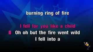 Ring Of Fire - Johnny Cash (KARAOKE)